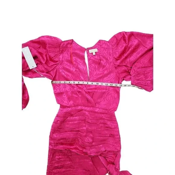 Ronny Kobo Giorgia Ruched Jacquard Mini Dress